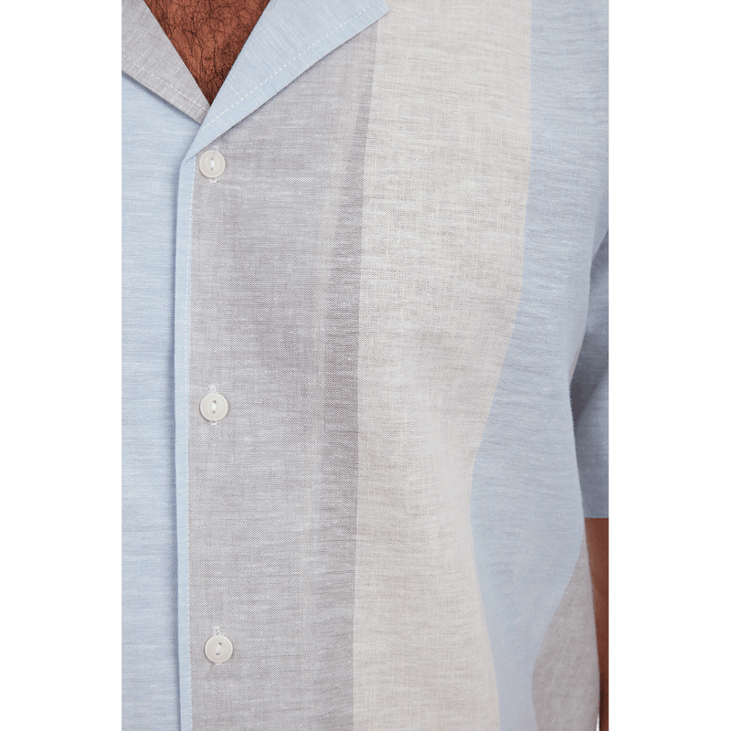 PX Clothing Short Sleeve Shirt, Shirt Silas Linen Cotton Shirt