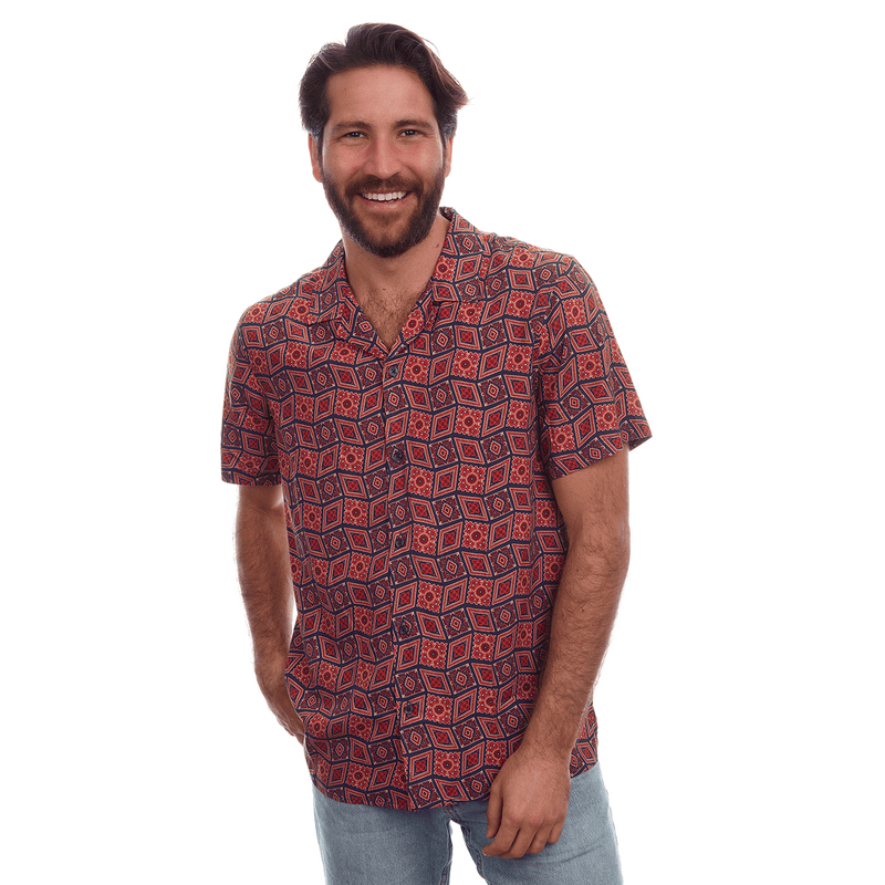 PX Clothing Short Sleeve Shirt, Shirt Zane Rayon Shirt