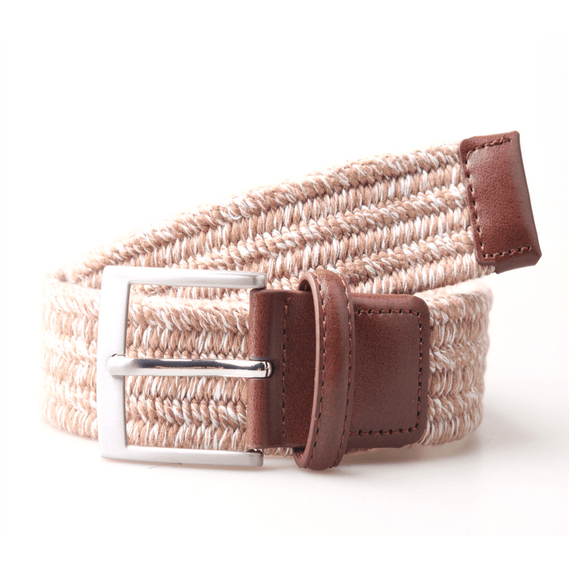 PX Clothing Stretch Belts Darren Twisted Yarn Stretch 3.5 CM Belt