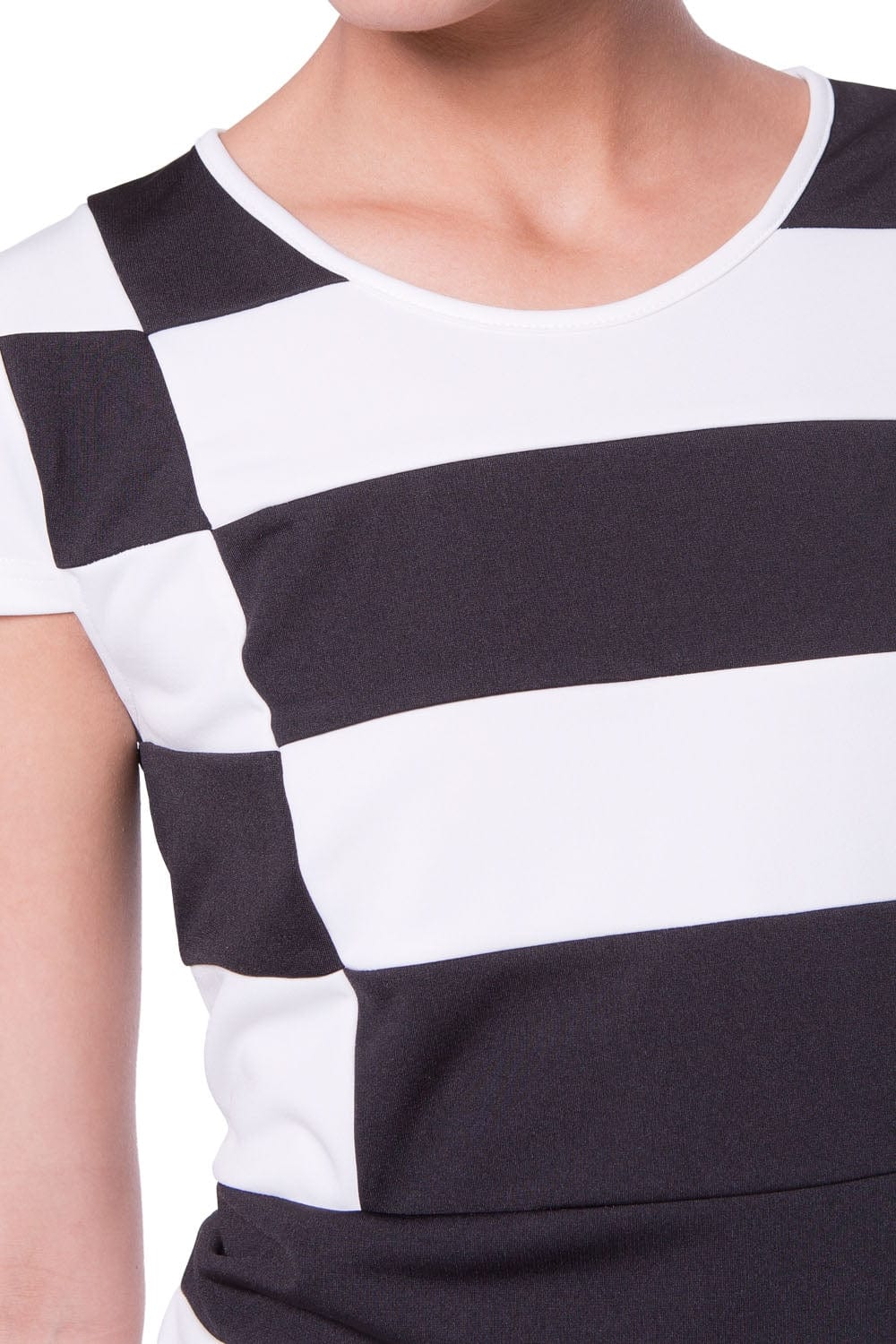 Q2 Dresses Big stripes dress