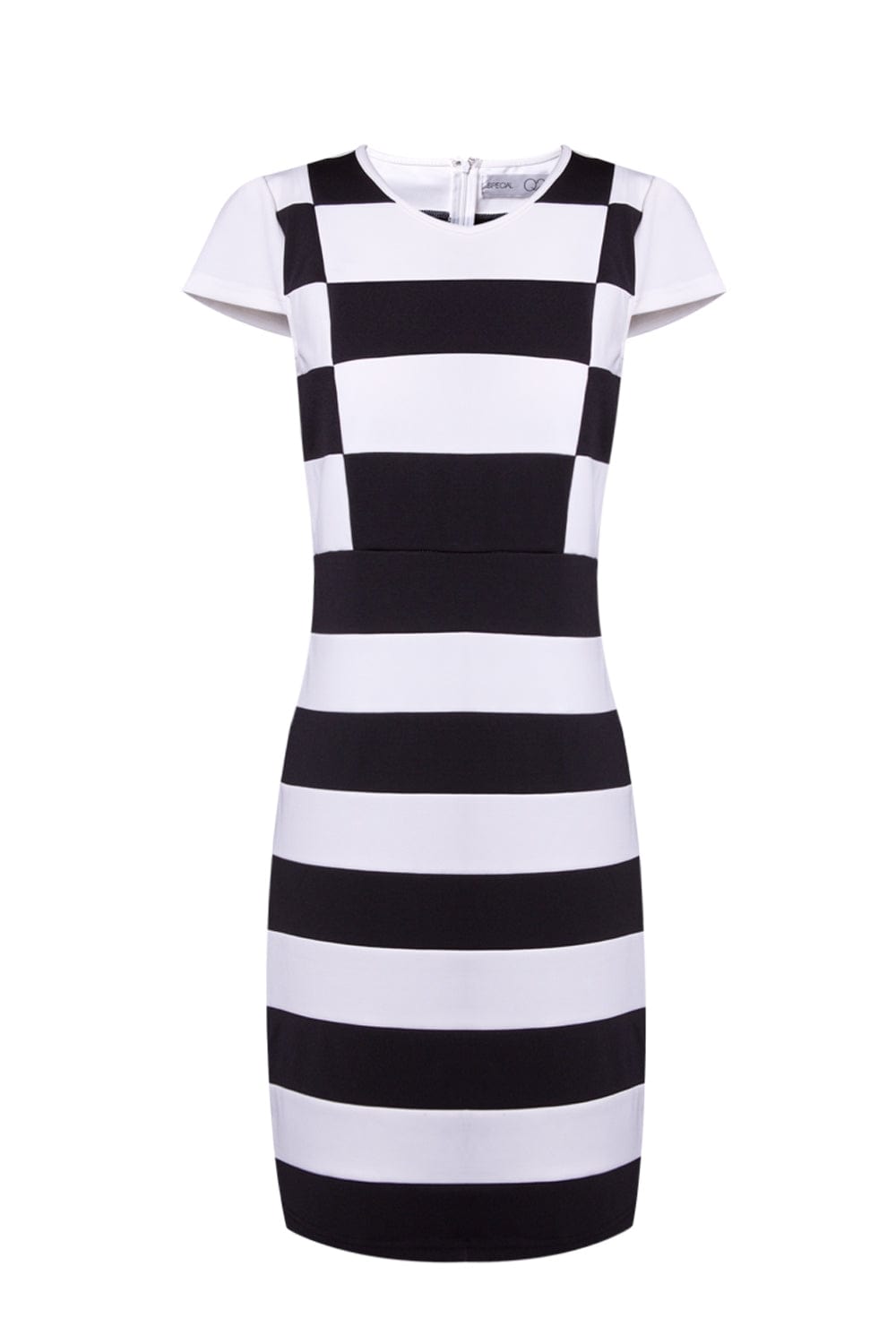 Q2 Dresses Big stripes dress