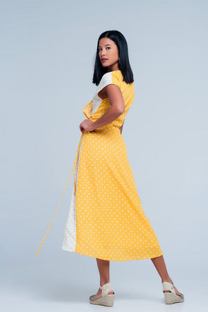 Q2 Dresses Yellow dress with polka dots