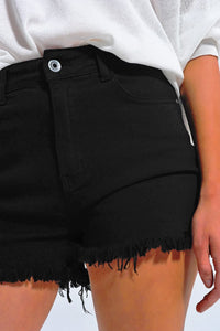 Q2 Pants Shorts in black