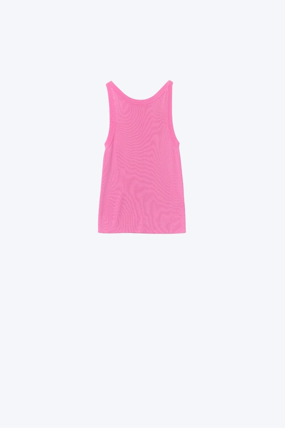 Q2 Sweaters One Size / Fuchsia Boat Neck Comfy Ribbed Top In Fuchsia
