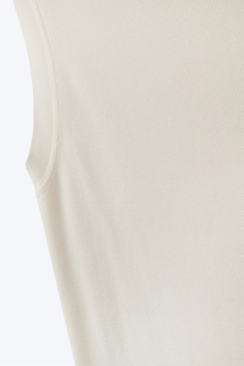 Q2 Sweaters One Size / White Boat Neck Comfy Ribbed Top In White