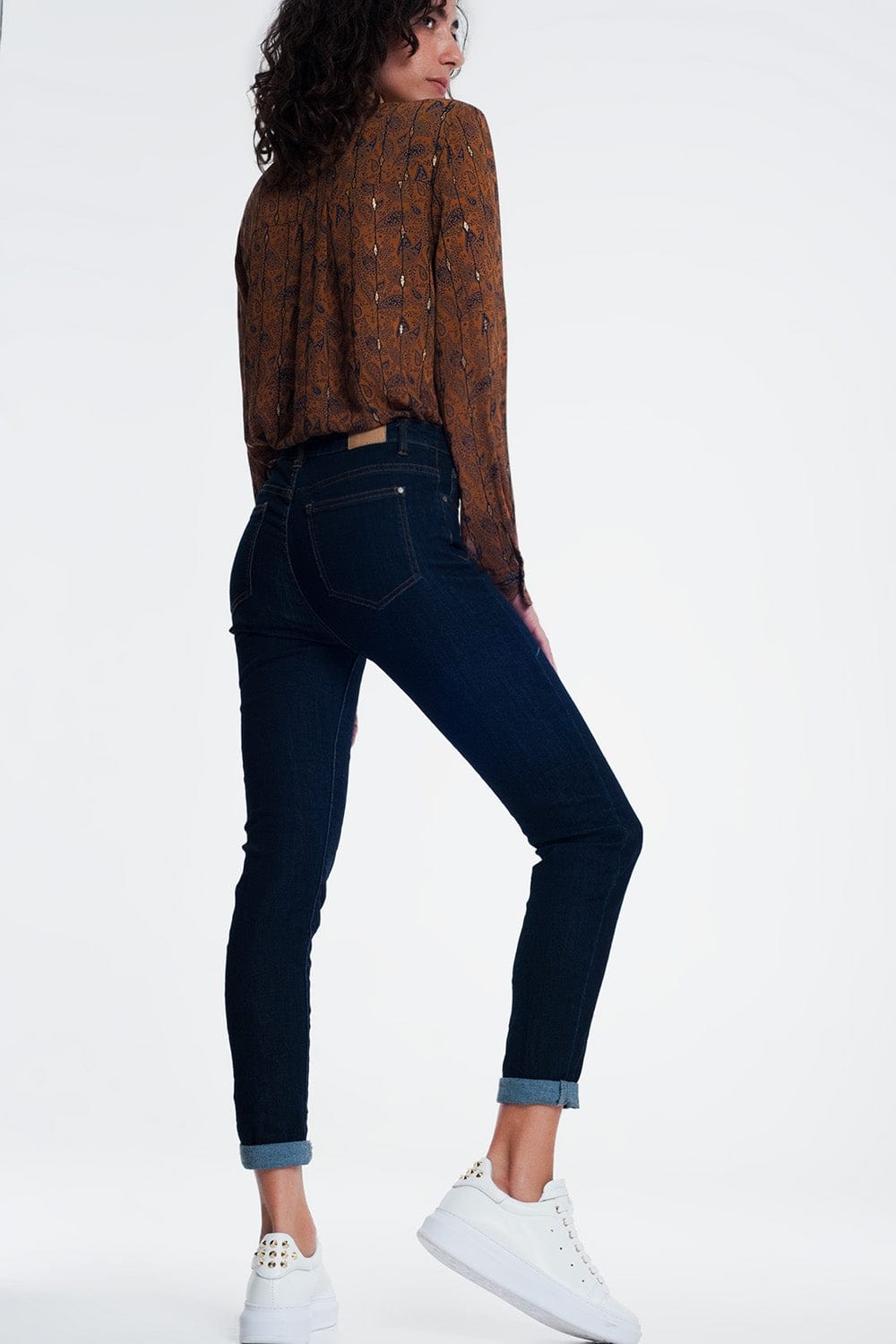 Q2 Women's Blouse Classic  Jean in Blue