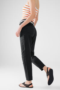 Q2 Women's Jean Ankle Skinny  Basic Jeans In Black