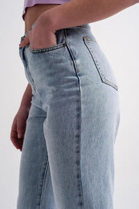 Q2 Women's Jean Jeans with Drawstring