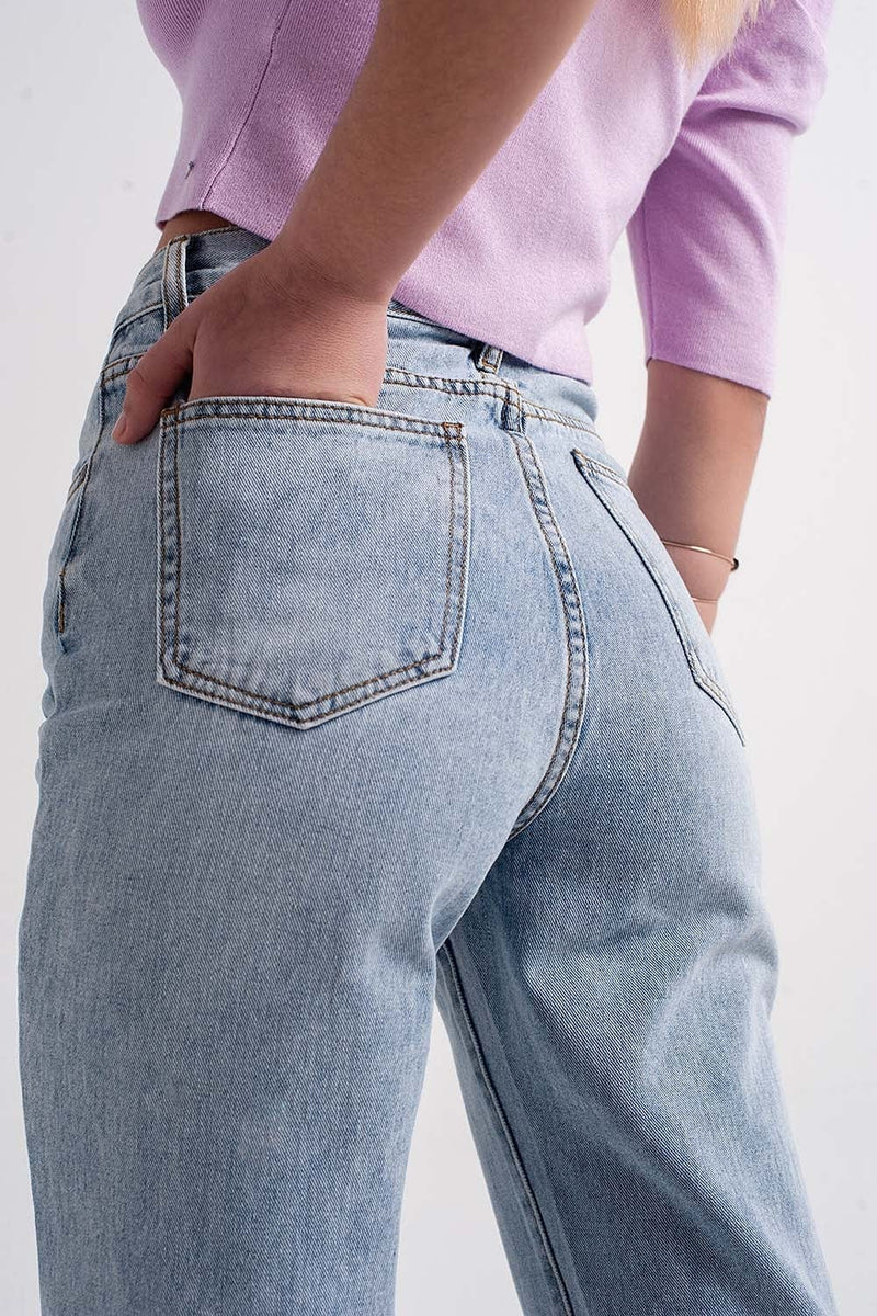 Q2 Women's Jean Jeans with Drawstring