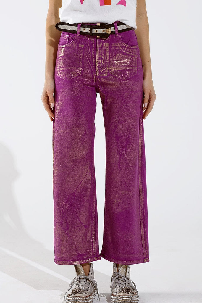 【MODERNIF】Mitt wide denim pants modernif (モダンイフ) - ミットワイドデニムパンツ / Mitt wide