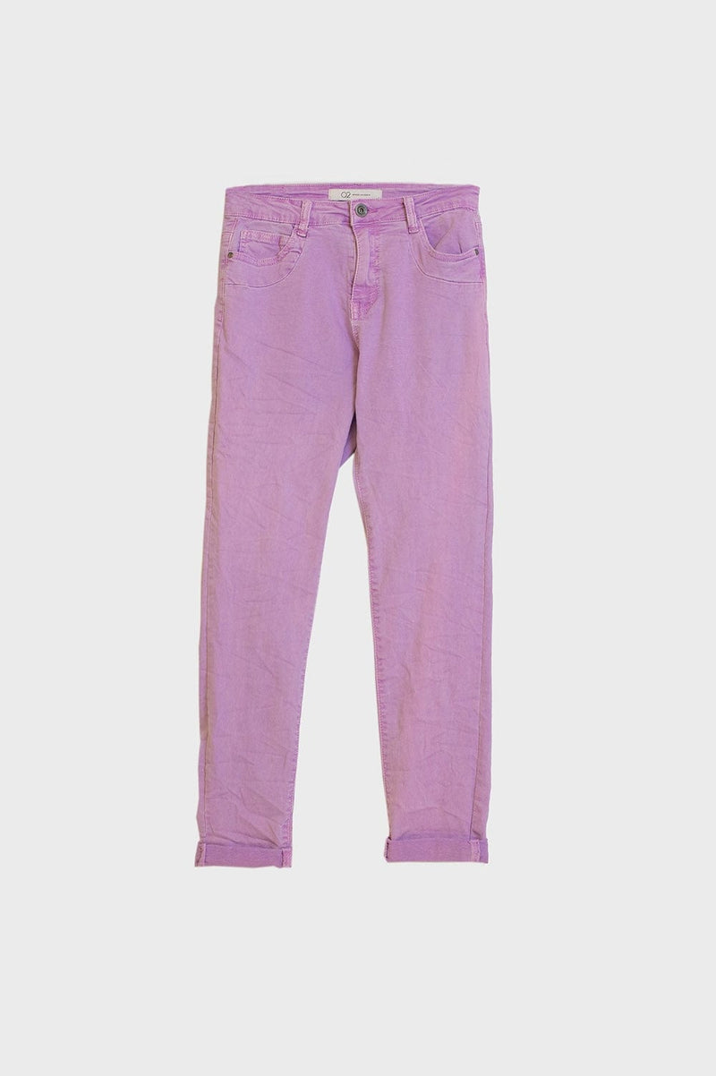 Q2 Women's Jean Straight Leg Jeans In Lila