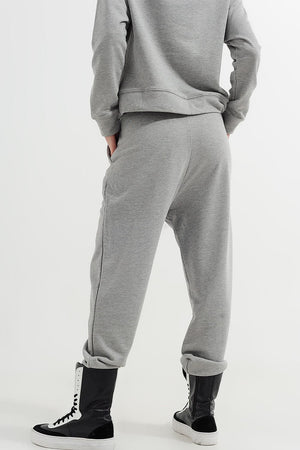 Q2 Women's Pants & Trousers Jogger in Light Gray Heather