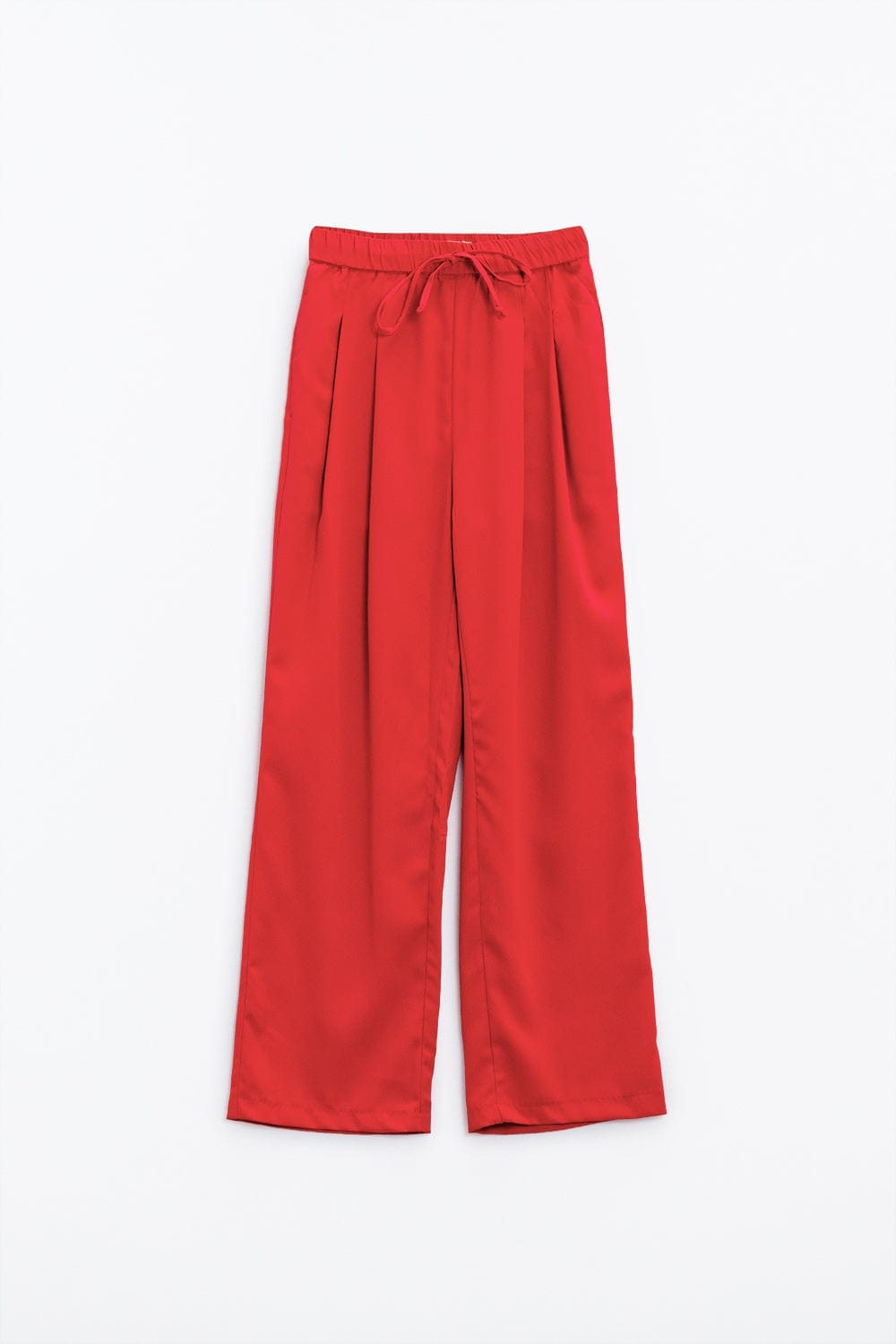 Q2 Women's Pants & Trousers Pants In Coral With Front Pockets And Drawstring Closing