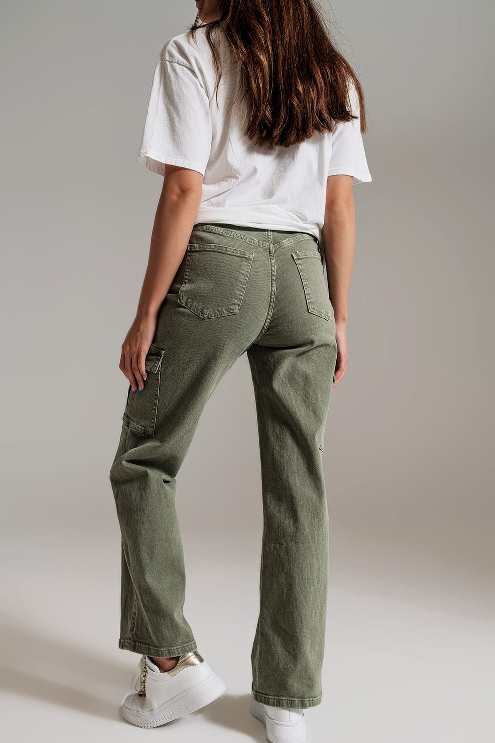 パンツ ENTIRE STUDIOS Women Straight Pants ES2303CO Green Entire Studios Women's' Hard Cargo Pants in Green | LN-CC®