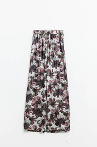 Q2 Women's Pants & Trousers Wide-Leg Pants In Floral Print