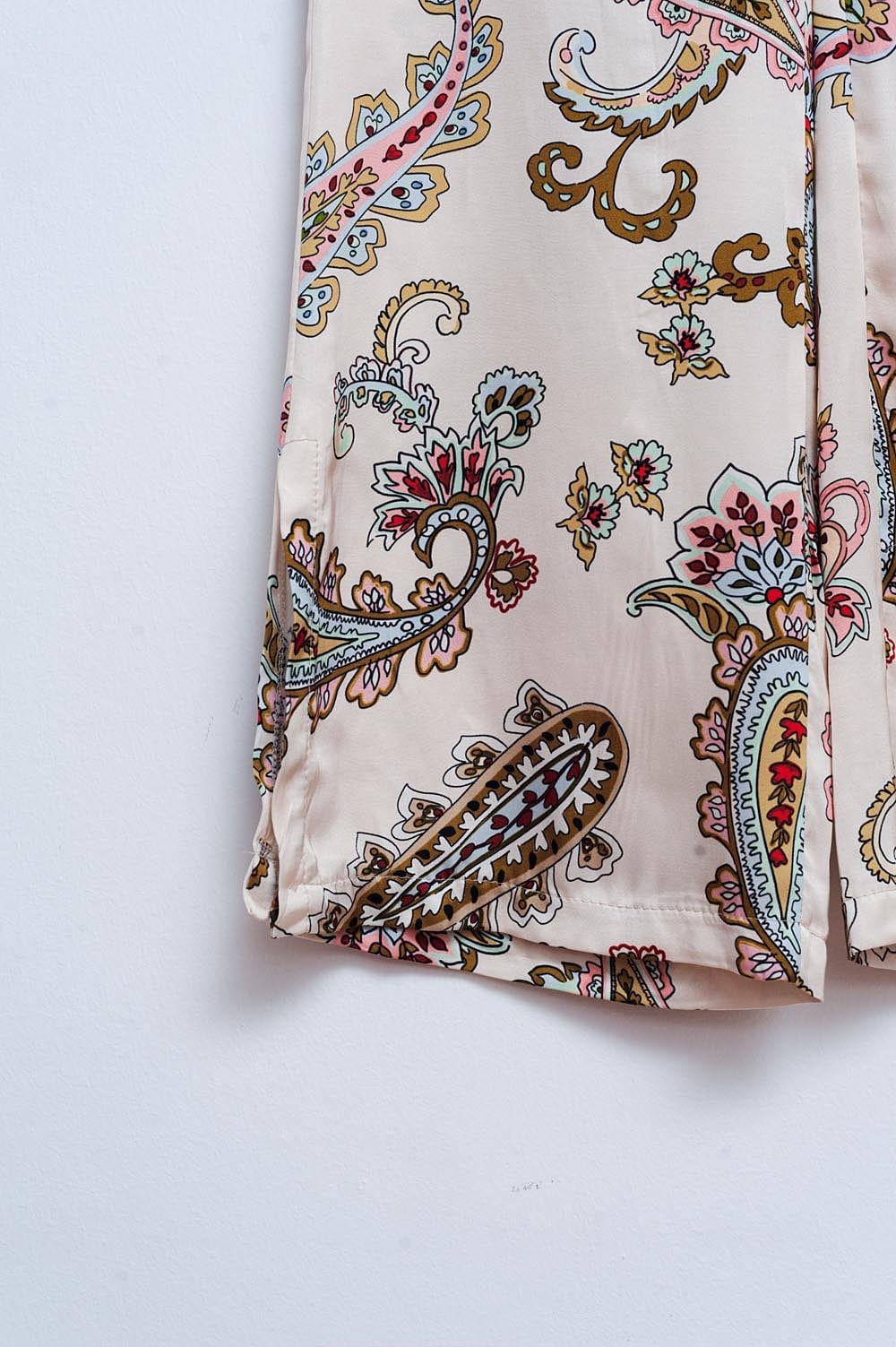 Q2 Women's Pants & Trousers Wide Leg Pants in Paisley Floral