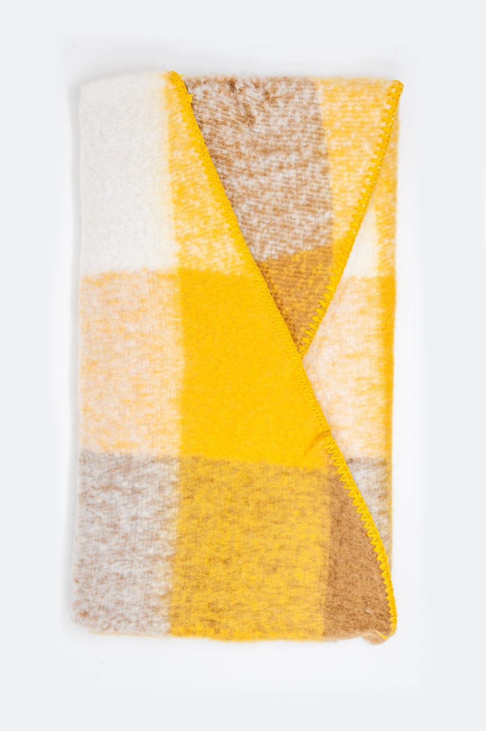 Q2 Women's Scarves, Wraps, & Gloves One Size / Yellow / China Scarf in Beige and Yellow