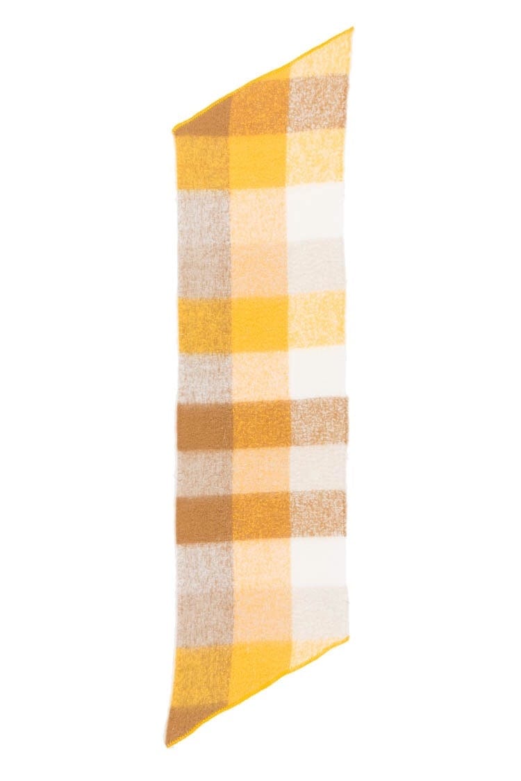 Q2 Women's Scarves, Wraps, & Gloves One Size / Yellow / China Scarf in Beige and Yellow