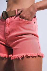 Q2 Women's Shorts Shorts in Coral