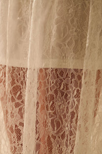 Q2 Women's Skirt White Maxi Lace Skirt With Sequin Detail