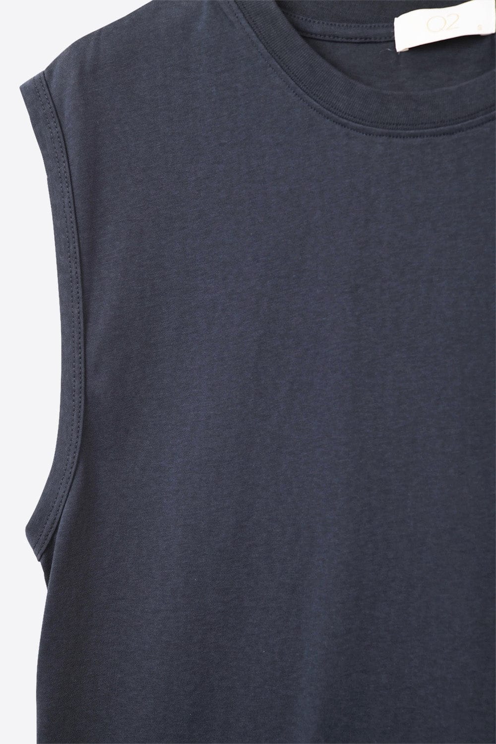 Q2 Women's Tees & Tanks Navy Sleeveless Cotton T-Shirt