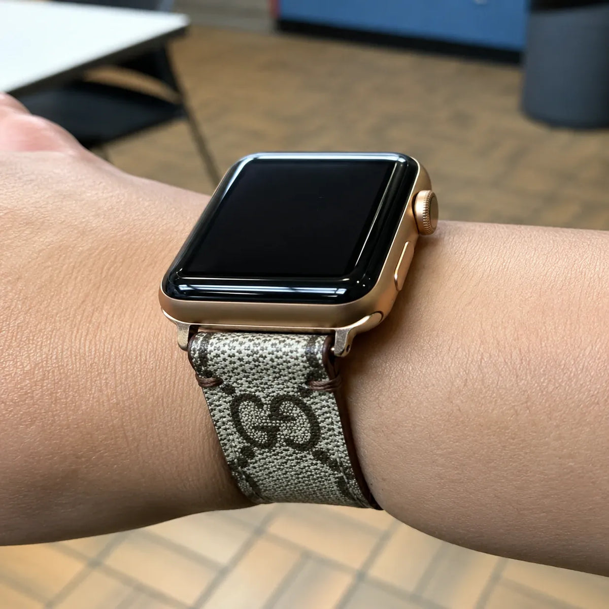 Repurposed Gifts Watch Band Apple Watch Band Repurposed Classic GG Monogram