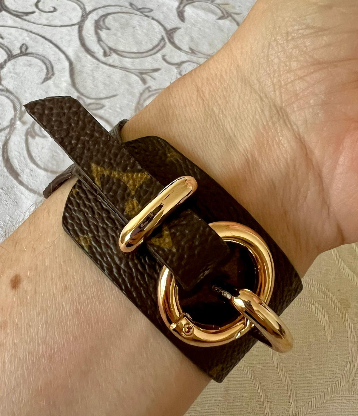 Repurposed Gifts Women's Bracelet Repurposed Classic LV Monogram Wrap Bracelet