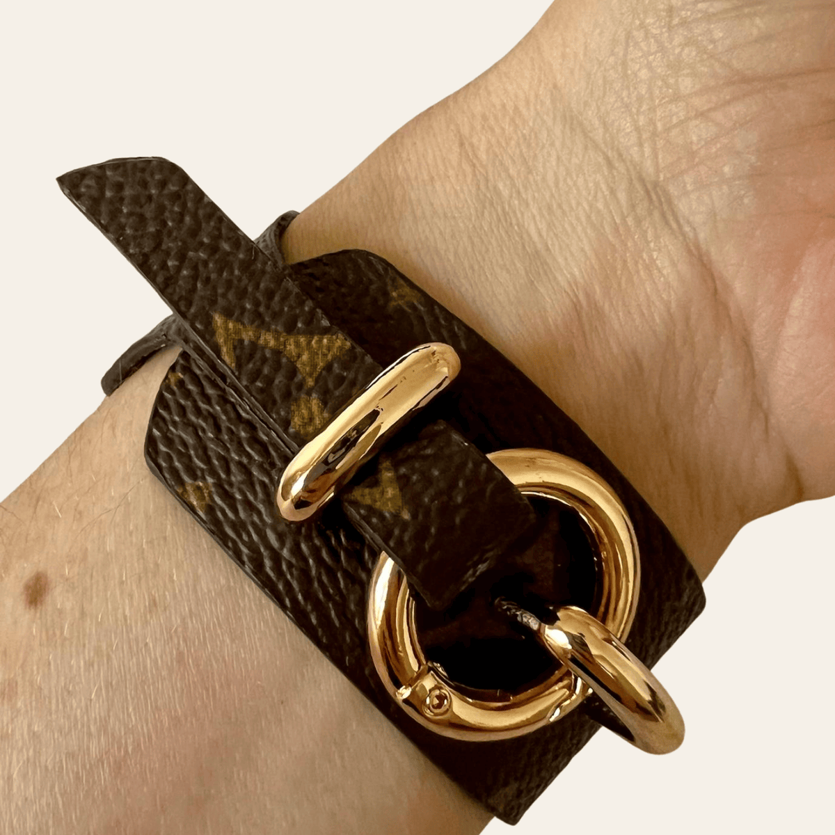 Repurposed Gifts Women's Bracelet Repurposed Classic LV Monogram Wrap Bracelet