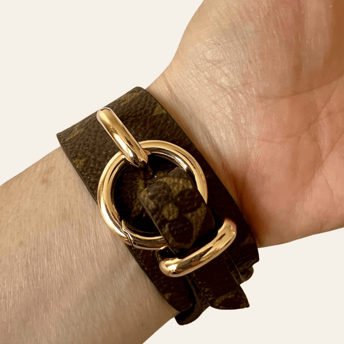 Repurposed Gifts Women's Bracelet Repurposed Classic LV Monogram Wrap Bracelet