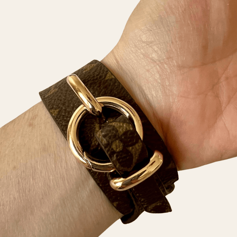 Repurposed Gifts Women's Bracelet Repurposed Classic LV Monogram Wrap Bracelet