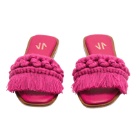 Silvia Cobos Flat Sandals Silvia Cobos Candy Flat Fuchsia