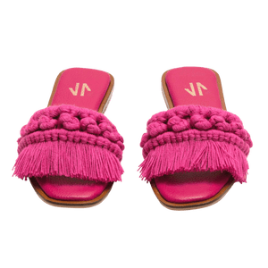 Silvia Cobos Flat Sandals Silvia Cobos Candy Flat Fuchsia