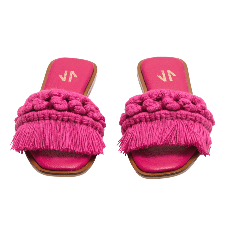 Silvia Cobos Flat Sandals Silvia Cobos Candy Flat Fuchsia