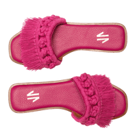 Silvia Cobos Flat Sandals Silvia Cobos Candy Flat Fuchsia