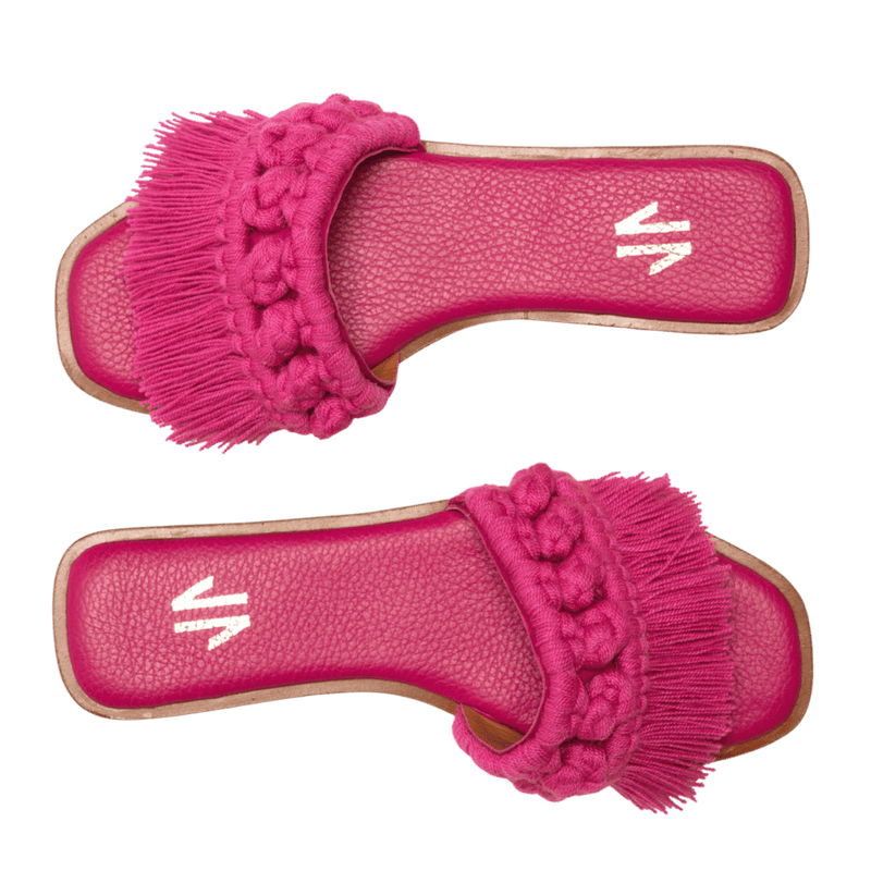 Silvia Cobos Flat Sandals Silvia Cobos Candy Flat Fuchsia