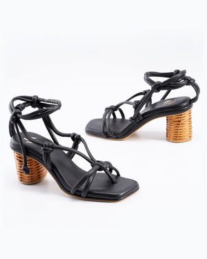 Silvia Cobos HEELS Silvia Cobos Louise Canasto Heel Black