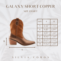 Silvia Cobos Women's Boots Silvia Cobos Galaxy Short Copper