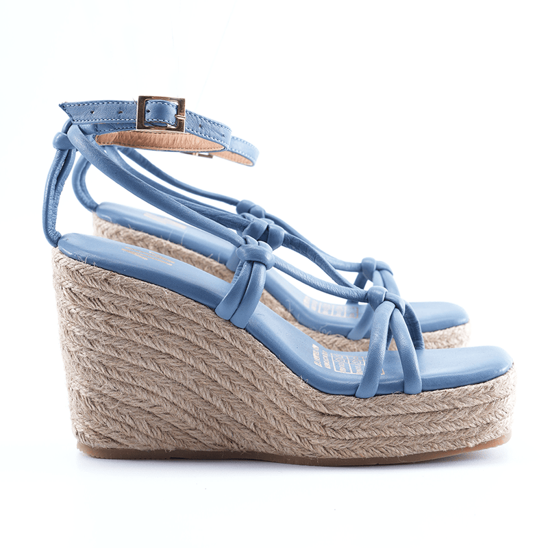 Silvia Cobos Women's Espadrille 5 / Blue Silvia Cobos Louise Wedges Blue