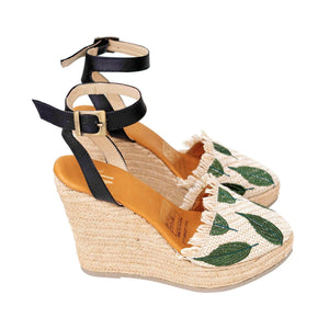 Silvia Cobos Women's Espadrille Espadrille Wedges Silvia Cobos Son Green