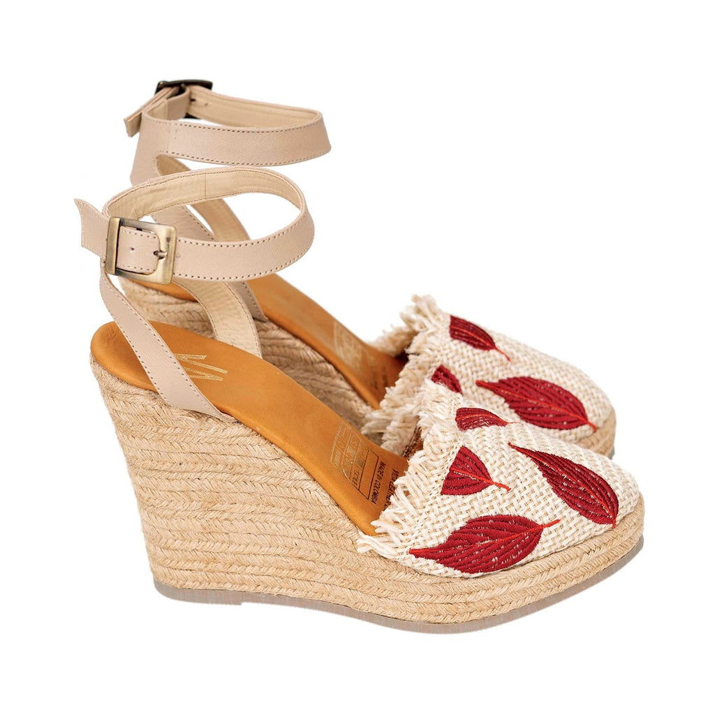 Silvia Cobos Women's Espadrille Silvia Cobos Espadrille Wedges Silvia Cobos  Son Burgundy