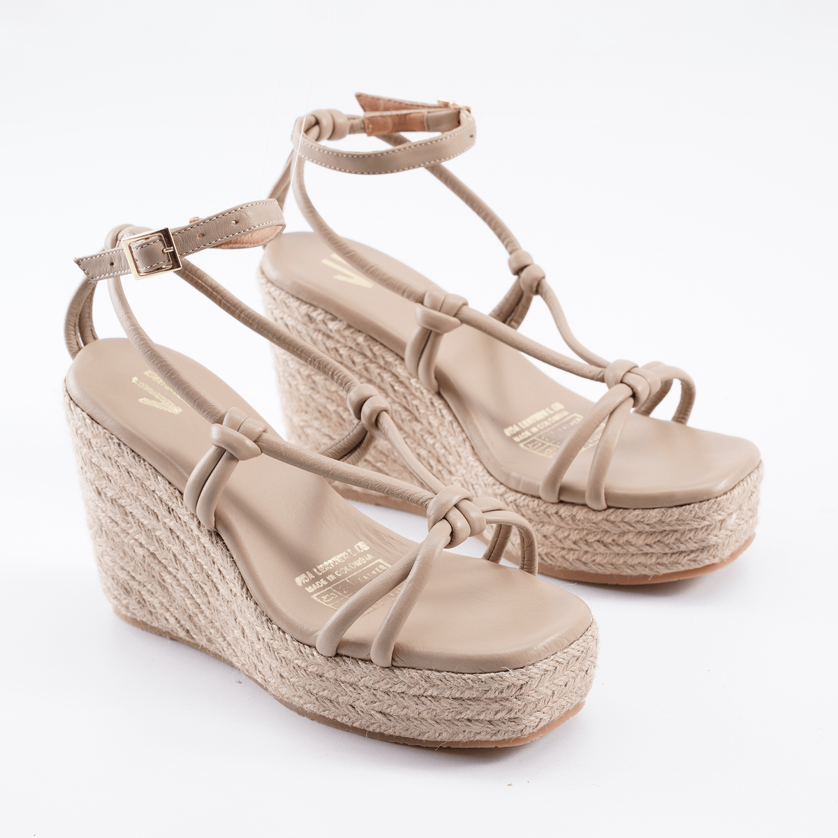Silvia Cobos Women's Espadrille Silvia Cobos Louise Wedges Beige