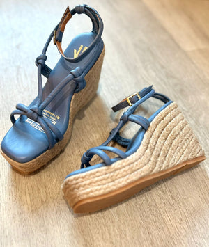 Silvia Cobos Women's Espadrille Silvia Cobos Louise Wedges Blue