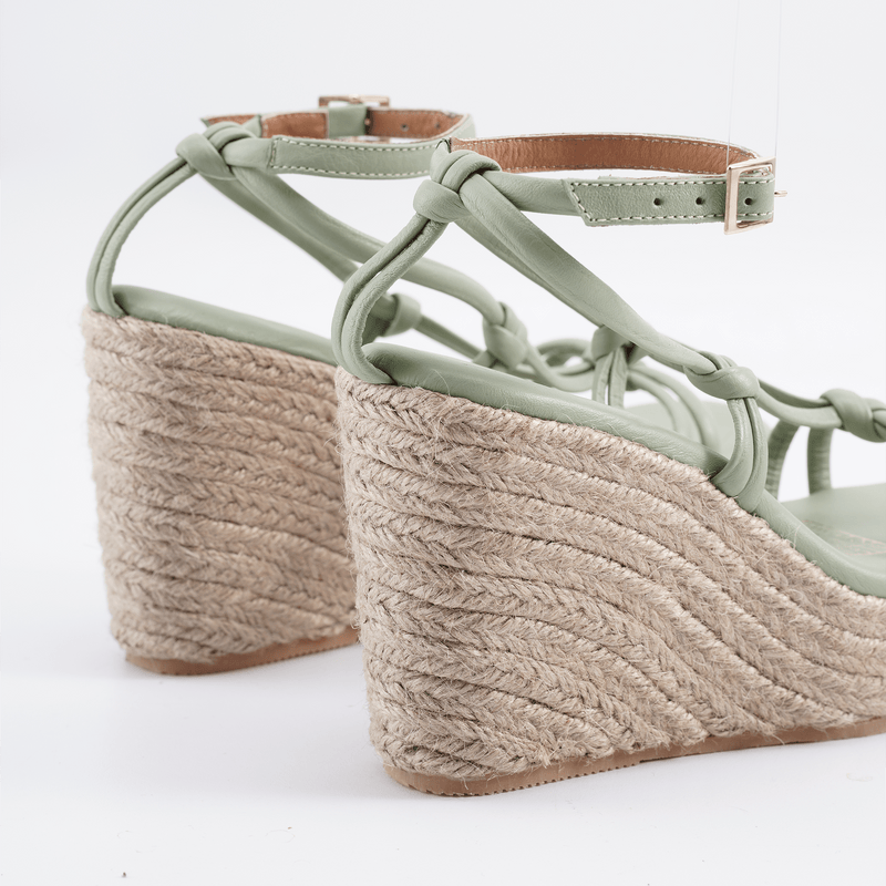 Silvia Cobos Women's Espadrille Silvia Cobos Louise Wedges Green