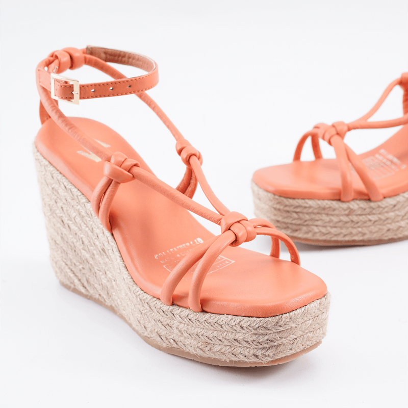 Silvia Cobos Women's Espadrille Silvia Cobos Louise Wedges Orange