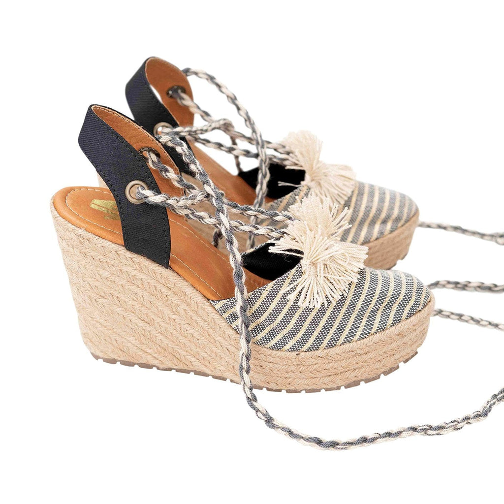 Silvia Cobos Women's Espadrille Wedges Silvia Cobos Samba Grey