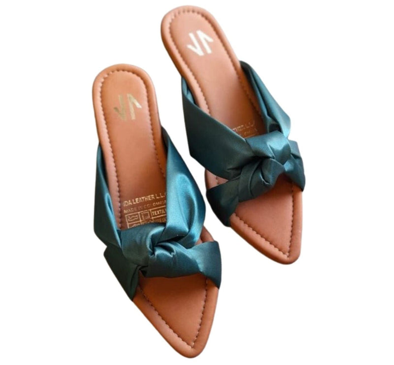 Silvia Cobos Women's Mules 5 / Emerald green Silvia Cobos Love Emerald Green