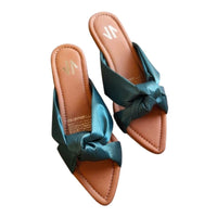 Silvia Cobos Women's Mules Silvia Cobos Love Emerald Green