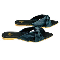 Silvia Cobos Women's Sandals 5 / Black Flat Sandals Silvia Cobos Love Black