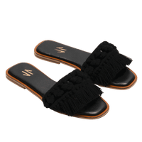 Silvia Cobos Women's Sandals 5 / Black Silvia Cobos Candy Flat Black