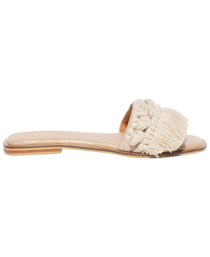 Silvia Cobos Women's Sandals Silvia Cobos Candy Flat Beige